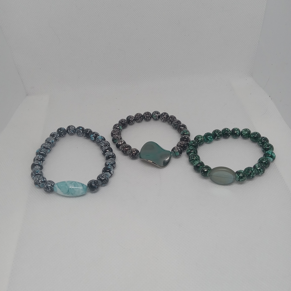 Elegant Beaded Bracelet Set